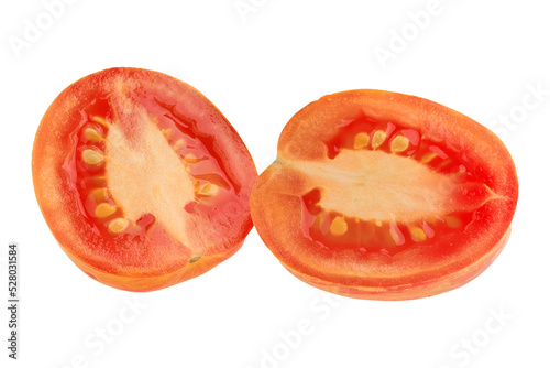 fresh half tomatoes