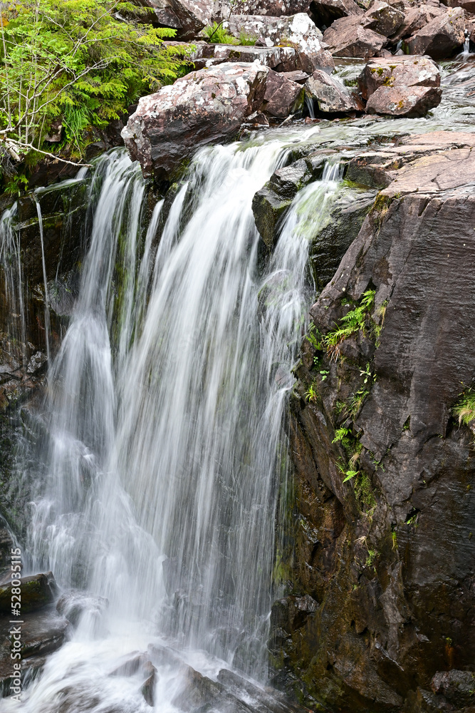 Victoria Falls Wasserfall bei Achnasheen, Highland, Schottland