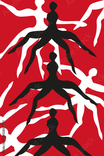 pattern female praying mantis