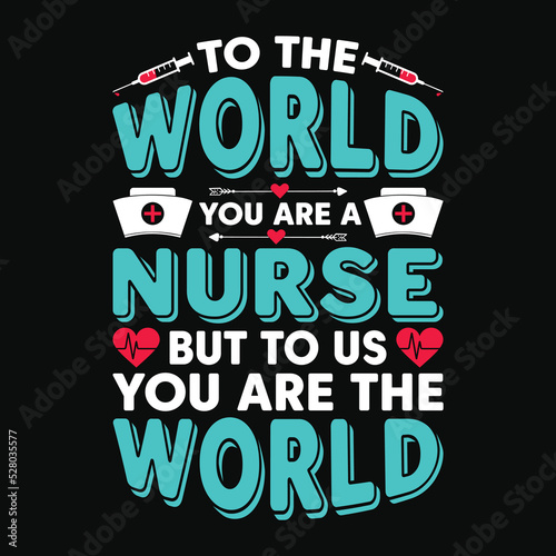 Nurse Quotes Saying T-Shirt Design  Nursing Vector Elements.
