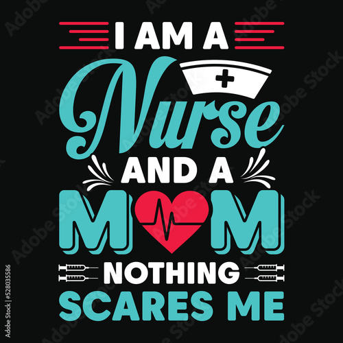 Nurse Quotes Saying T-Shirt Design  Nursing Vector Elements.