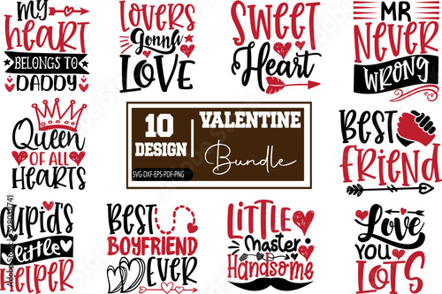 Valentine Svg Designs Bundle craft cutting file