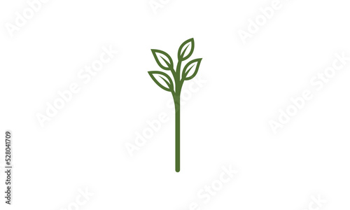 Nature creative symbol organic concept. Bio herbal health care abstract business eco logo. © Rhealea