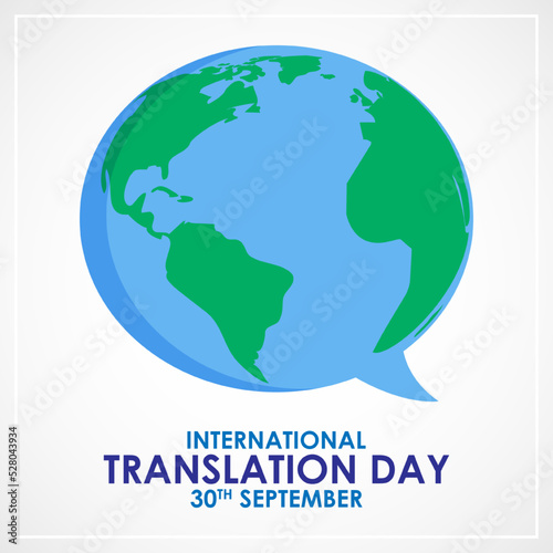 Vector illustration for International Translation Day