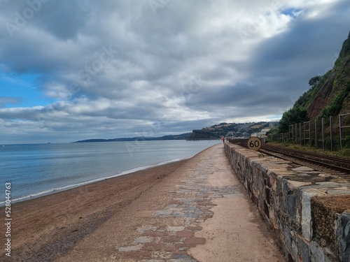 beach in the morning