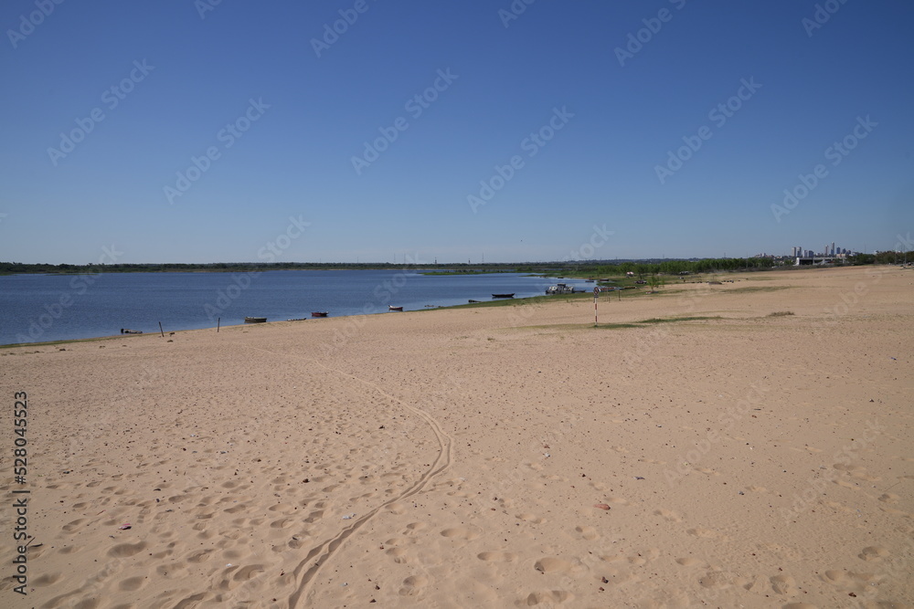 Bay in the Paraguay River in the city of Asuncion, Paraguay. Bay in the Paraguay River in the city of Asuncion, Paraguay.