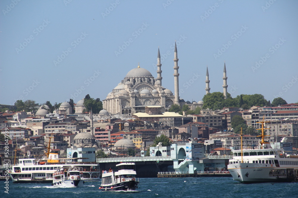 Obraz premium Bosphorus from Istanbul to Black sea