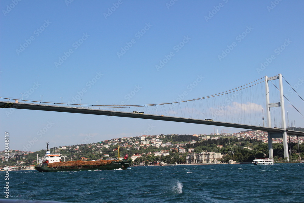 Naklejka premium Bosphorus from Istanbul to Black sea