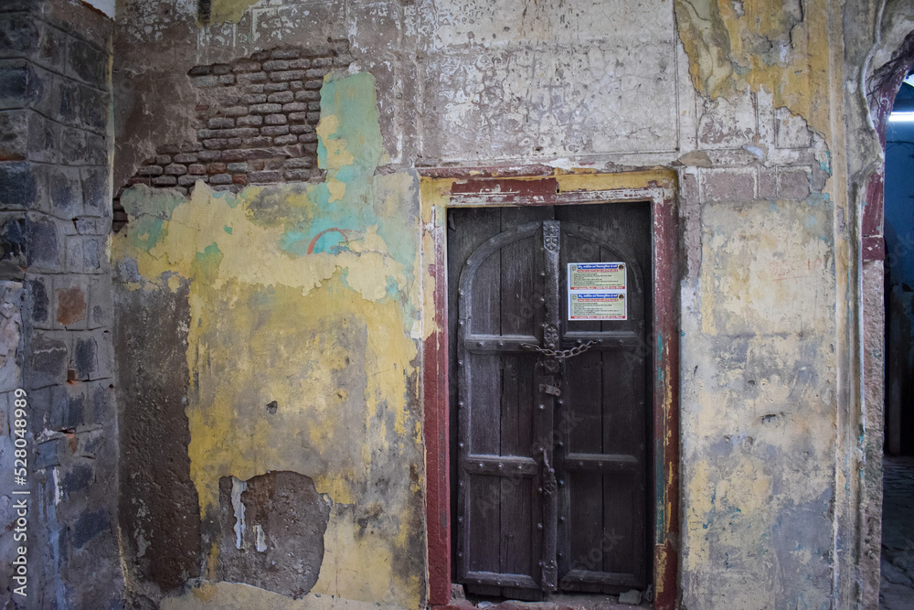 An old door of old building An old door of old building