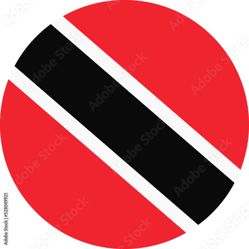 Free Download Circle flag vector of Trinidad and Tobago - GFXLoad