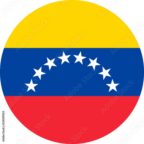 Circle flag vector of Venezuela Free Download Circle flag vector of Venezuela - GFXLoad