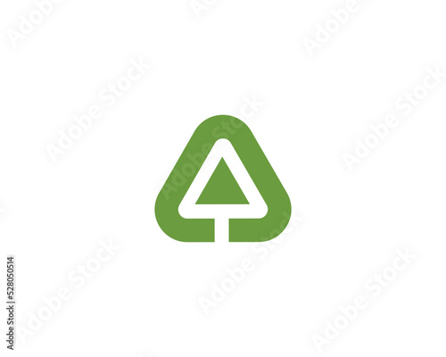 A AA letter logo design vector template photo