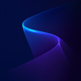 abstract blue background with wave lines