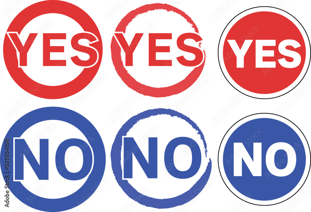 YES NO マーク YES NO マーク
