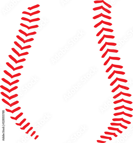 Baseball Laces (stitches) png illustration
