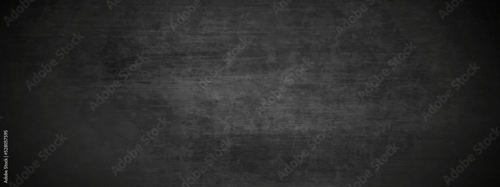Dark black grunge textured concrete background. Panorama dark grey black slate background or texture. Vector black concrete texture. Stone wall background.
Dark black grunge textured concrete background. Panorama dark grey black slate background or texture. Vector black concrete texture. Stone wall background.