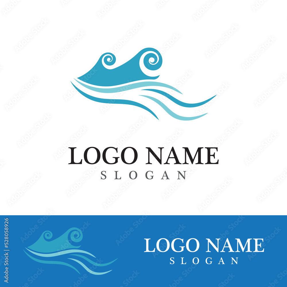 Wave beach vector illustration design Wave beach vector illustration design