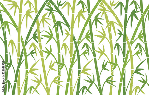 Background with green bamboo stems png illustration