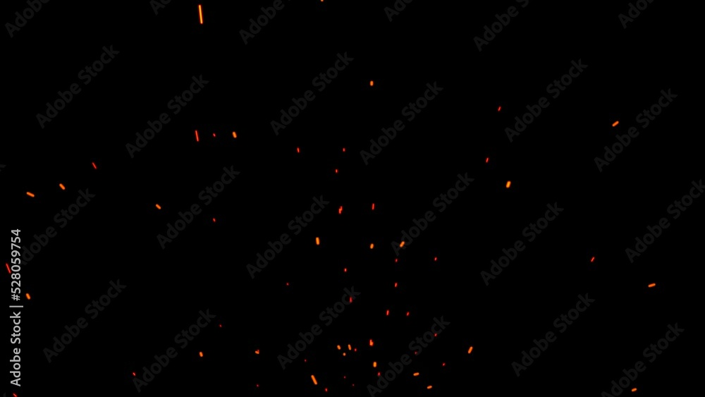 Floating fire sparks. Isolated rising glow particles. Slow motion. Black Background. Loop. 23,98 fps Floating fire sparks. Isolated rising glow particles. Slow motion. Black Background. Loop. 23,98 fps