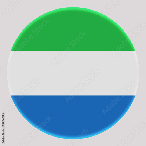 3D Flag of Sierra Leone on a avatar circle background. Free Download 3D Flag of Sierra Leone on a avatar circle background. - GFXLoad
