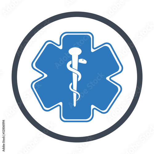 Ambulance, healthcare, therapy, wellness icon