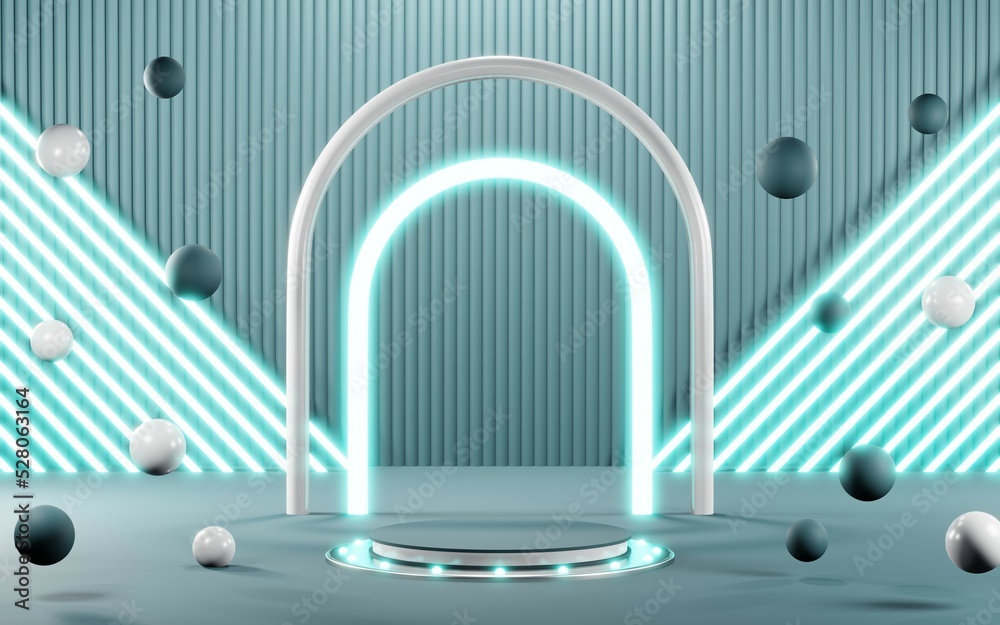 3D rendering of blank product background for cream cosmetics Modern blue pastel podium background 3D rendering of blank product background for cream cosmetics Modern blue pastel podium background