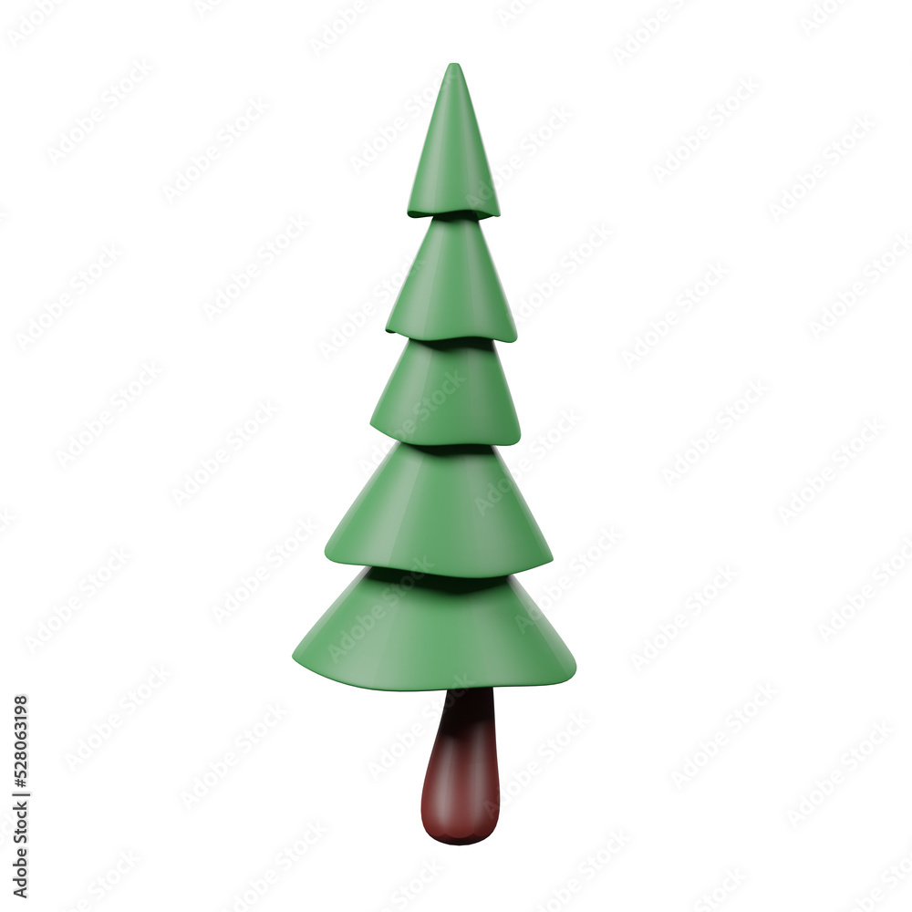 Obraz premium green christmas tree V1