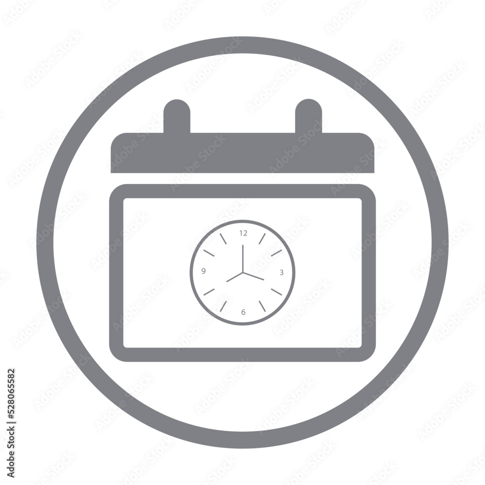 Clock, schedule, time management, timetable icon Clock, schedule, time management, timetable icon