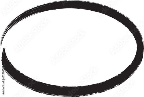 Oval Brush Stroke