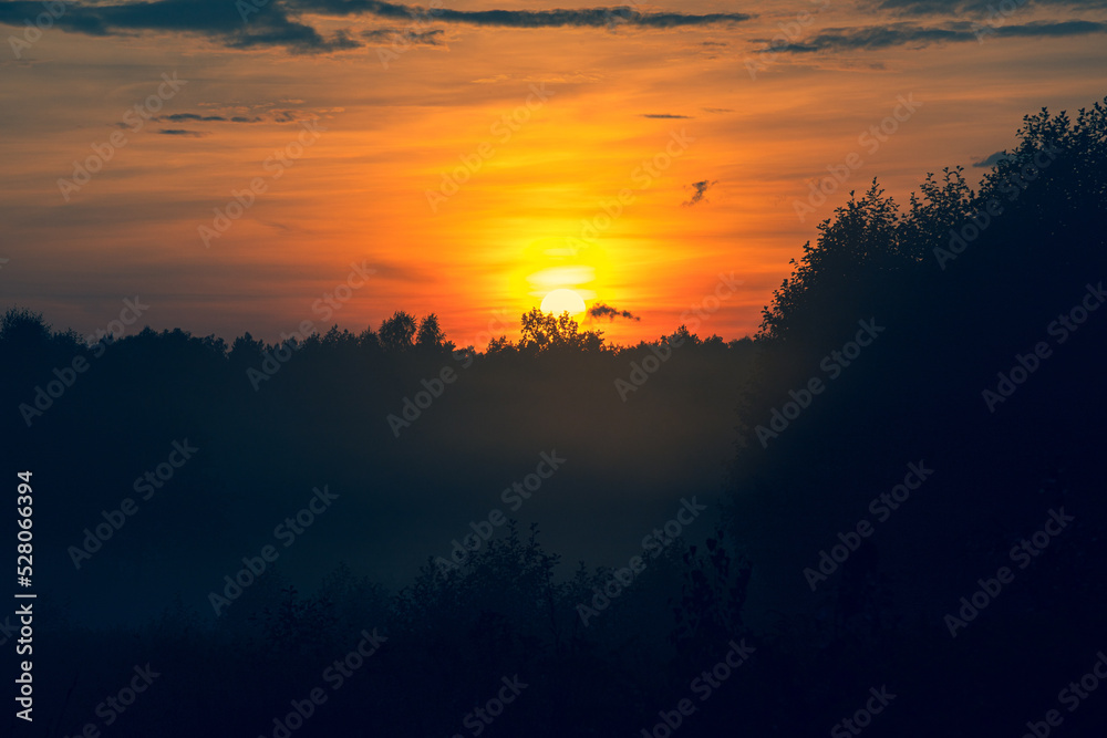 Obraz premium Zachód słońca