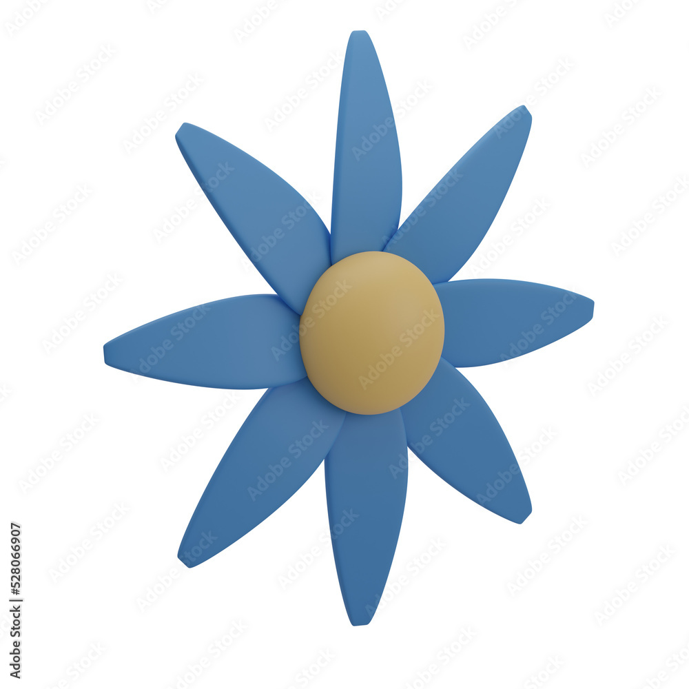 3D Flower Illustration 3D Flower Illustration