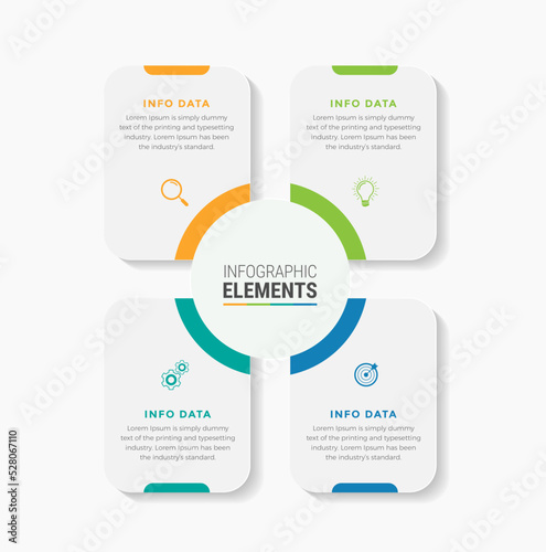 Steps infographic design