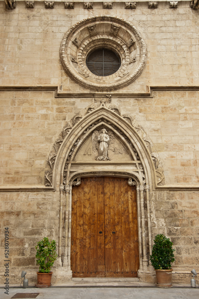 Angel custodio de los mercaderes.Consolat de Mar, (sede para la presidencia del Govern Balear), siglo XVII.Palma.Mallorca.Balearic Islands. Spain.