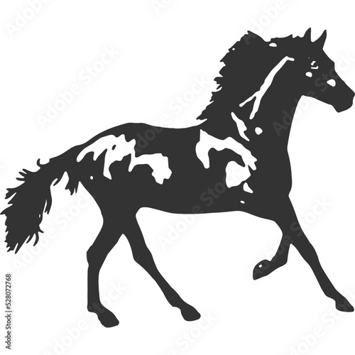 Horse Vintage Illustration Vector