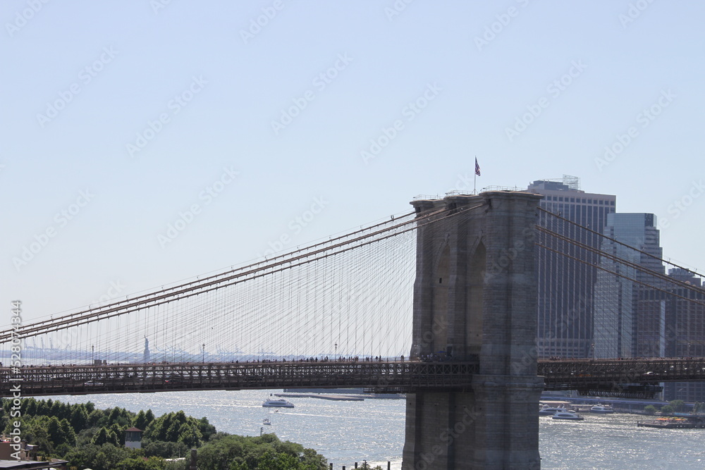 pont de Brooklyn depuis le pont de Williamsburg