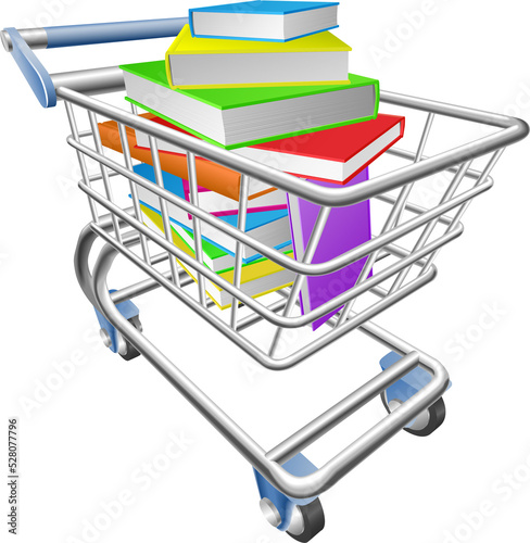 Shopping trolley cart full ...