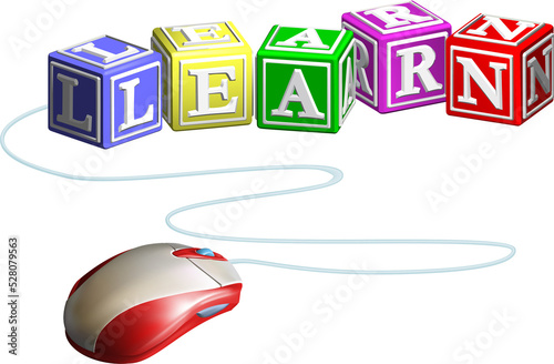 Mouse and learn blocks concept