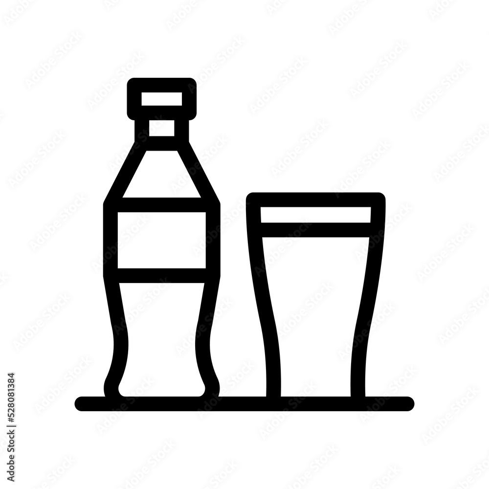 soda line icon illustration vector graphic soda line icon illustration vector graphic