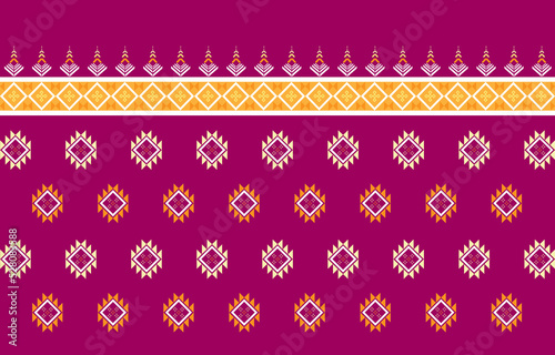 Geometric ethnic oriental pattern traditional Design for clothing, fabric ,book and blueprint. abstract geometric and tribal patterns, usage design local fabric patterns