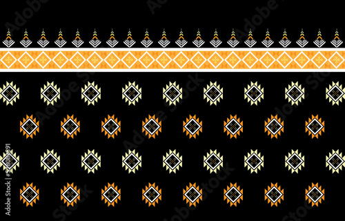 Geometric ethnic oriental pattern traditional Design for clothing, fabric ,book and blueprint. abstract geometric and tribal patterns, usage design local fabric patterns