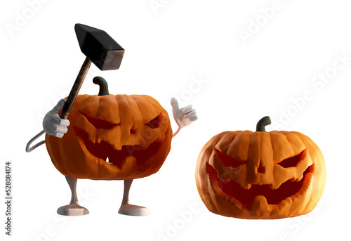funny cartoon look of two H...