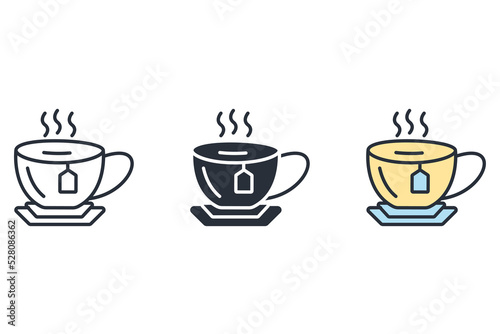 cup icons symbol vector elements for infographic web