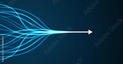 Abstract arrow direction. Technology background. High speed. Hi-tech.