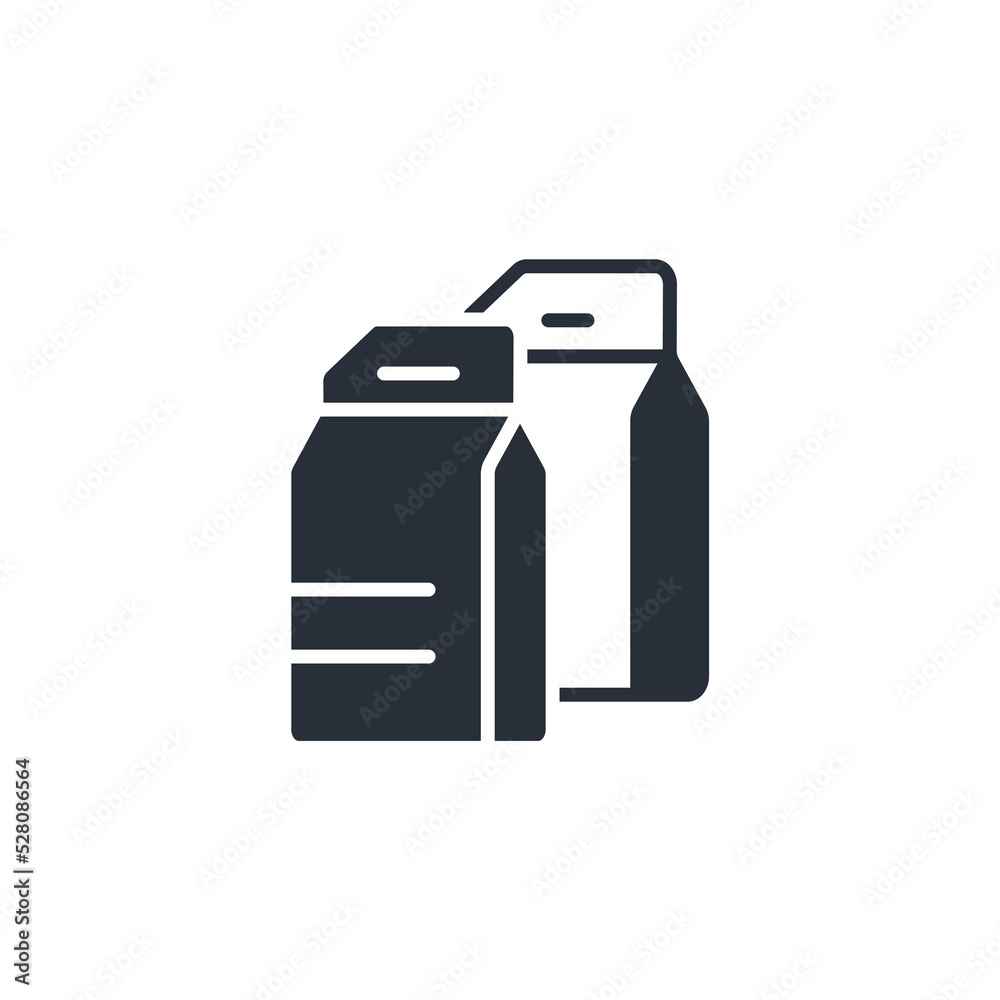 Milk icons symbol vector elements for infographic web Milk icons symbol vector elements for infographic web