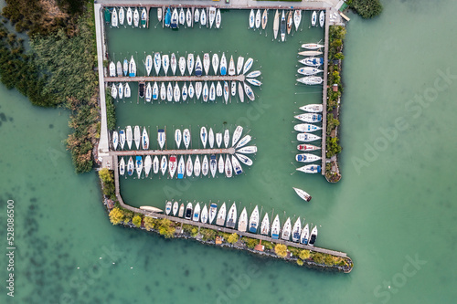 yacht harbour in Balatonalmadi photo