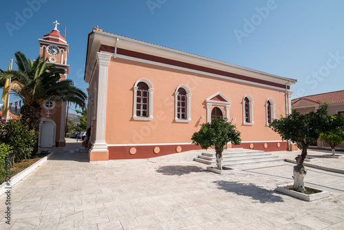 The Church of Gerasimos of Kefalonia, patron saint of Cephalonia, in Skala, Greece.