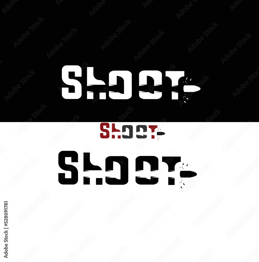 Black Friday Shoot text with background. Black Friday Shoot text with background.