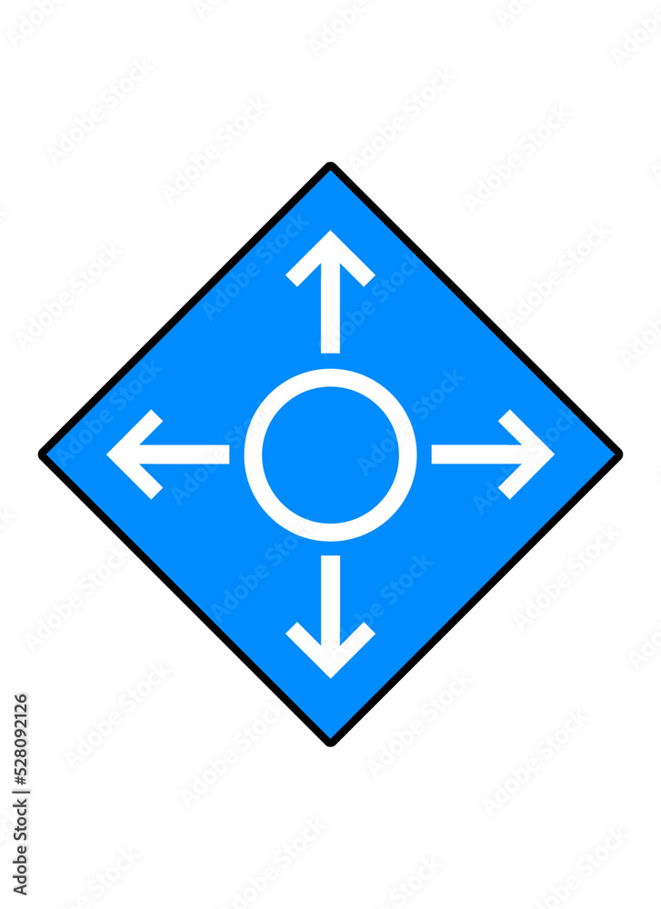 traffic sign road map left-right roundabout circle sign board blue triangle illustration vector art traffic sign road map left-right roundabout circle sign board blue triangle illustration vector art