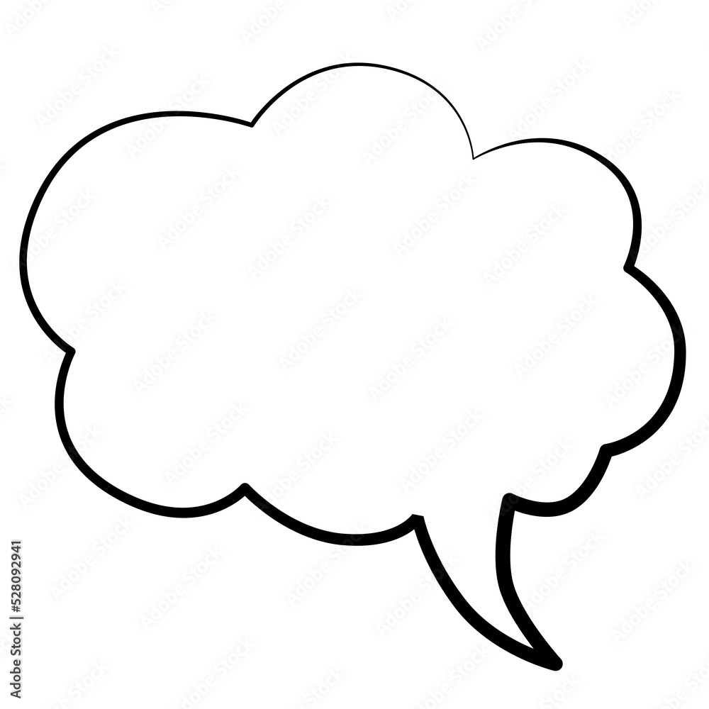 Speech bubble hand draw doodle. Speech bubble hand draw doodle.