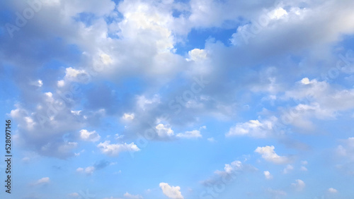 blue sky with clouds cloudscape